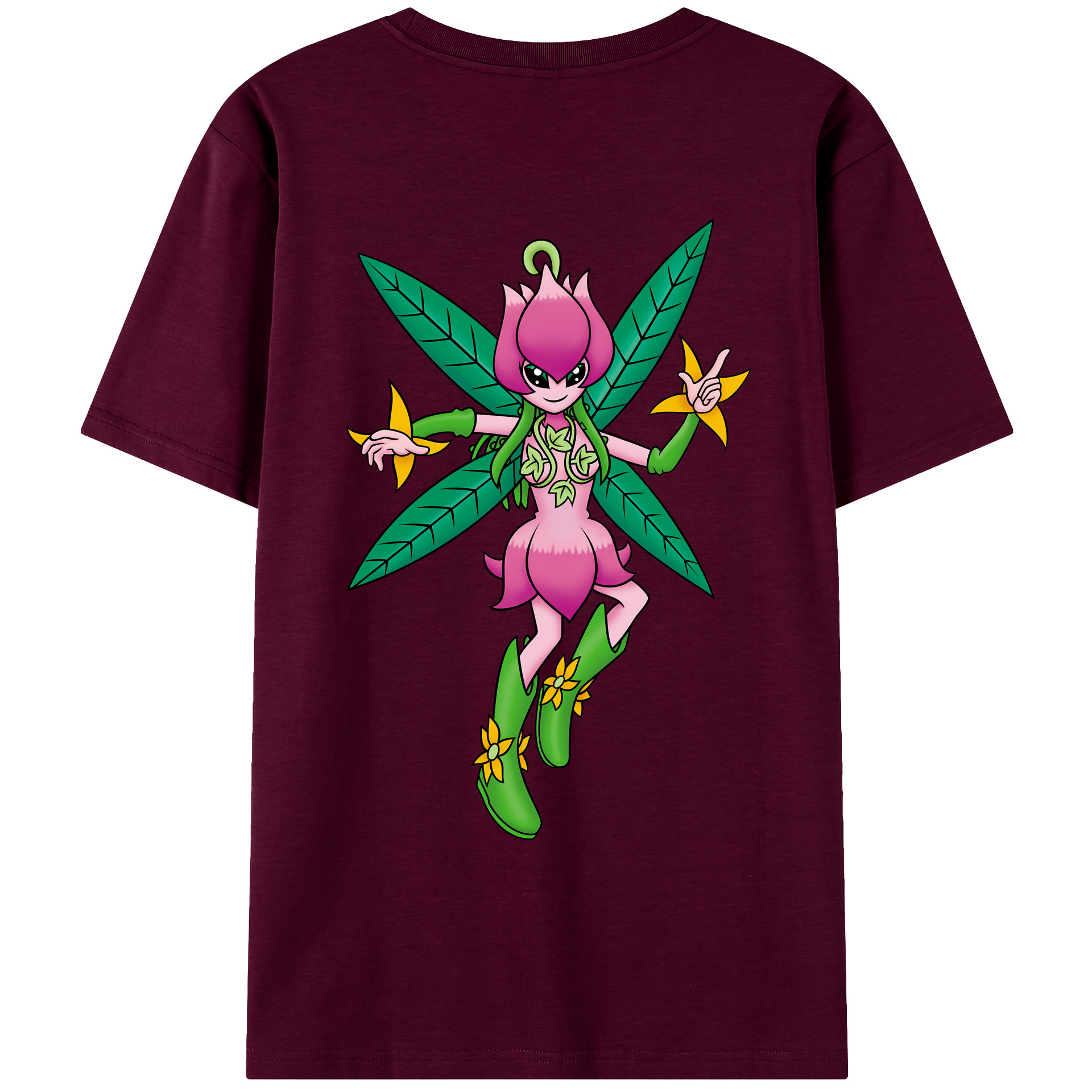 （画像用） Digimon デジタルモンスター/デジモン レディース半袖Tシャツ(バックプリント)